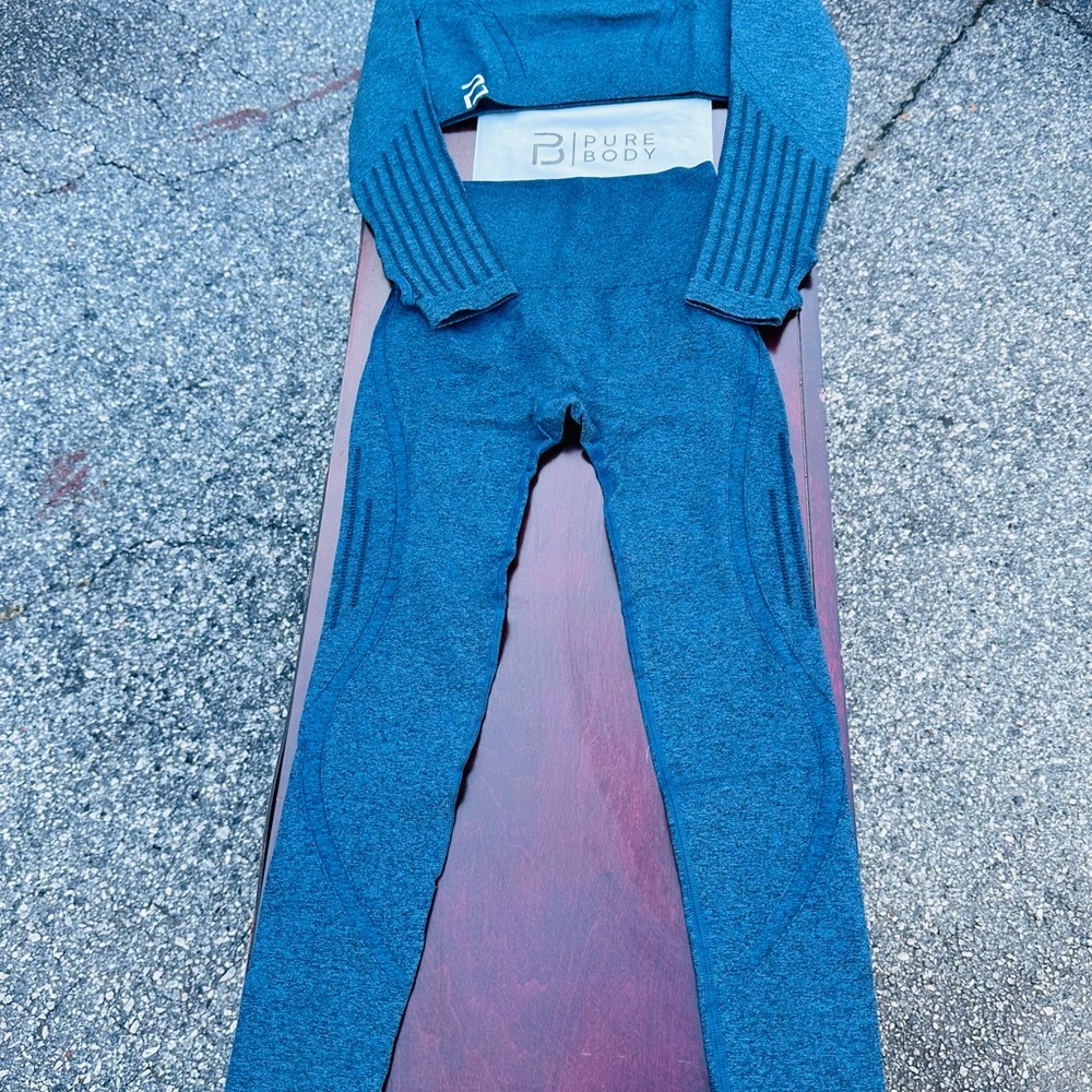 Pure Body Blue Activewear Set
